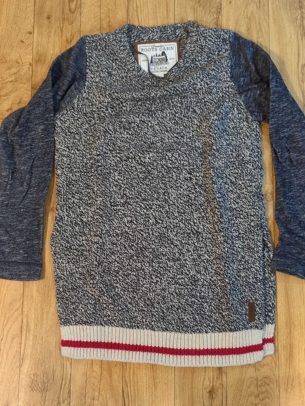 Roots Mixed Material Sweater